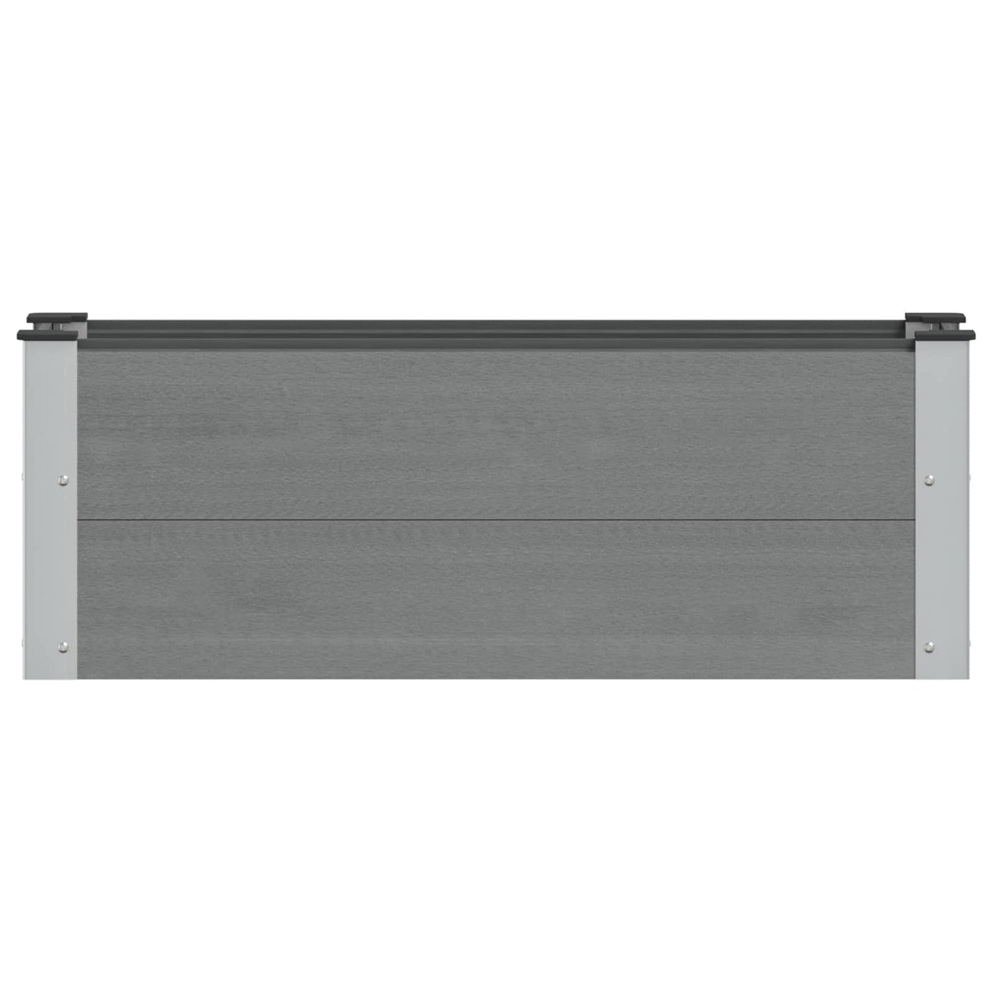 vidaXL Garden Raised Bed Grey 100 x 30 36 cm