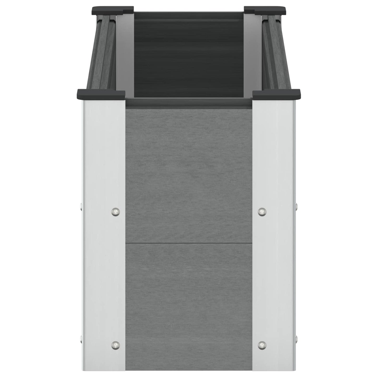vidaXL Garden Raised Bed Grey 100 x 30 36 cm
