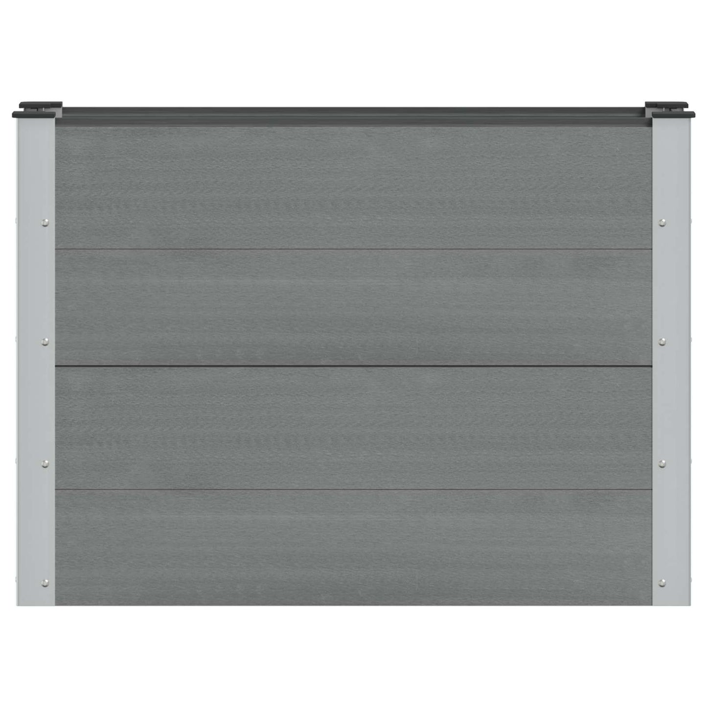 vidaXL Garden Raised Bed Grey 100 x 30 x 72 cm