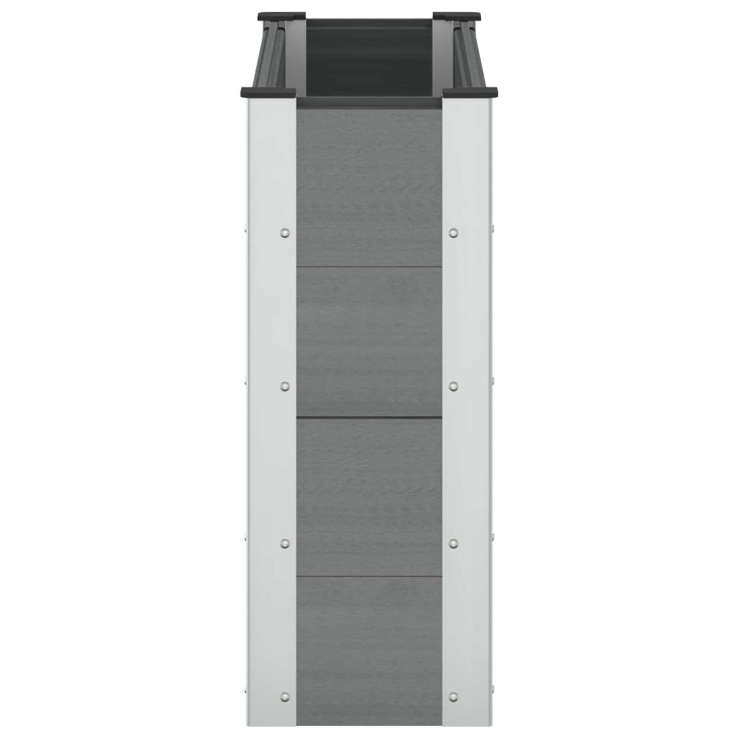 vidaXL Garden Raised Bed Grey 100 x 30 x 72 cm