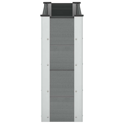 vidaXL Garden Raised Bed Grey 100 x 30 x 72 cm