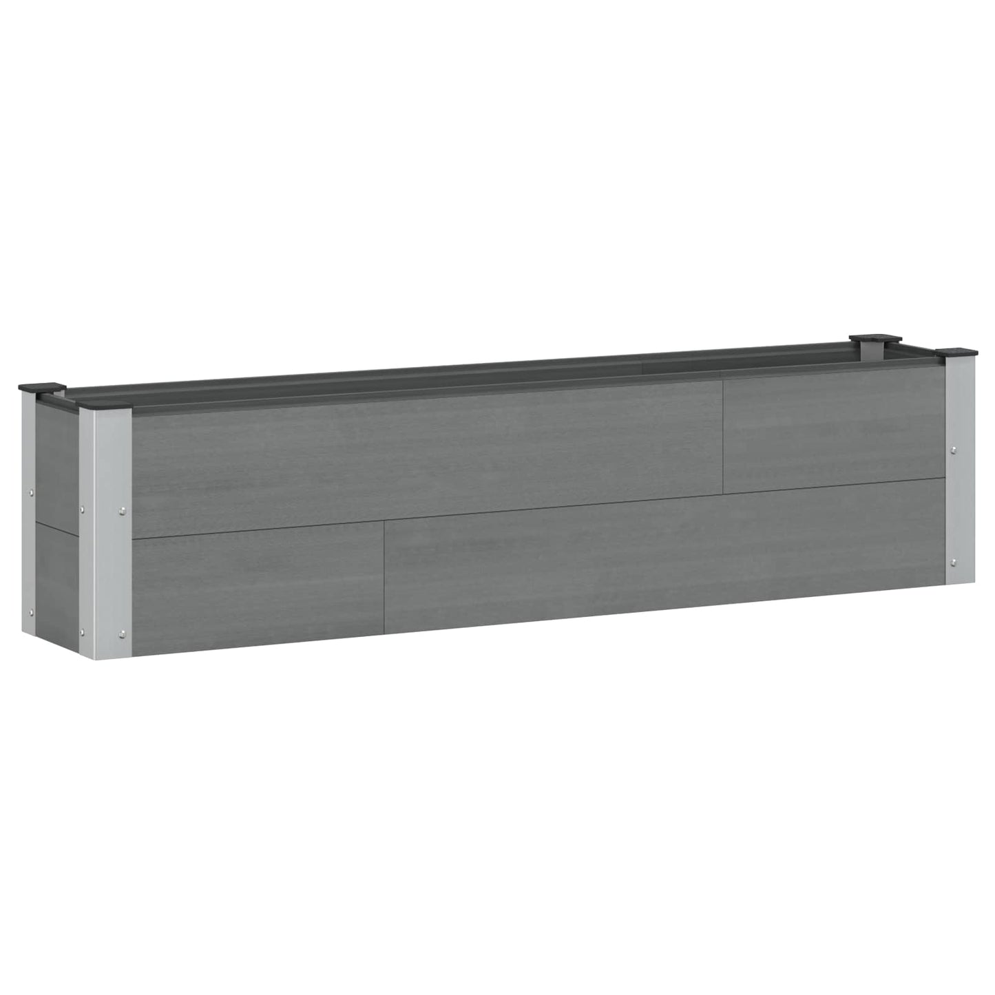 vidaXL Garden Raised Bed Grey 150 x 30 x 36 cm