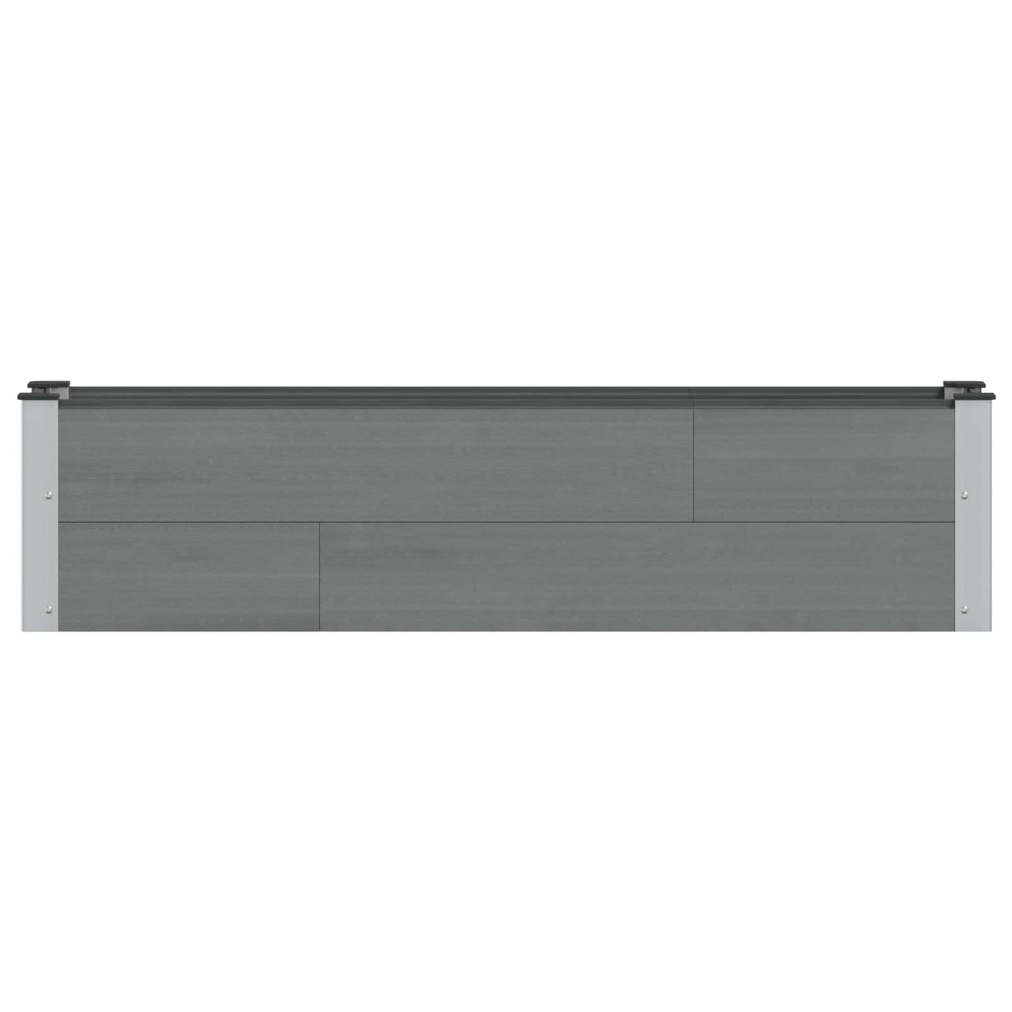 vidaXL Garden Raised Bed Grey 150 x 30 x 36 cm