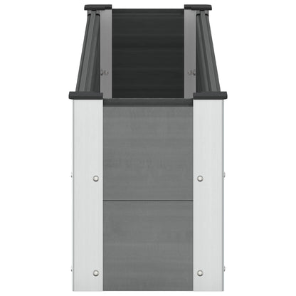 vidaXL Garden Raised Bed Grey 150 x 30 x 36 cm