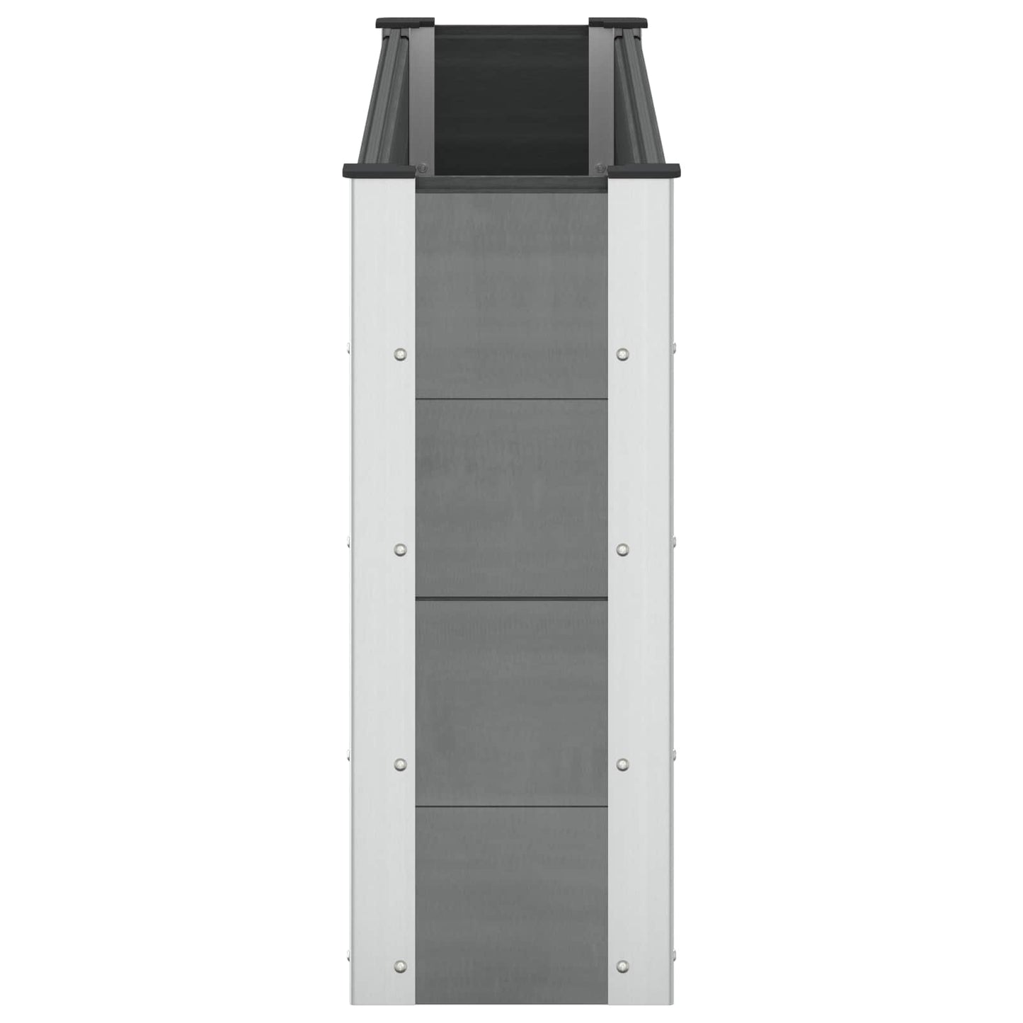 vidaXL Garden Raised Bed Grey 150 x 30 x 72 cm