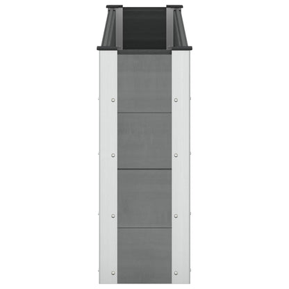 vidaXL Garden Raised Bed Grey 150 x 30 x 72 cm