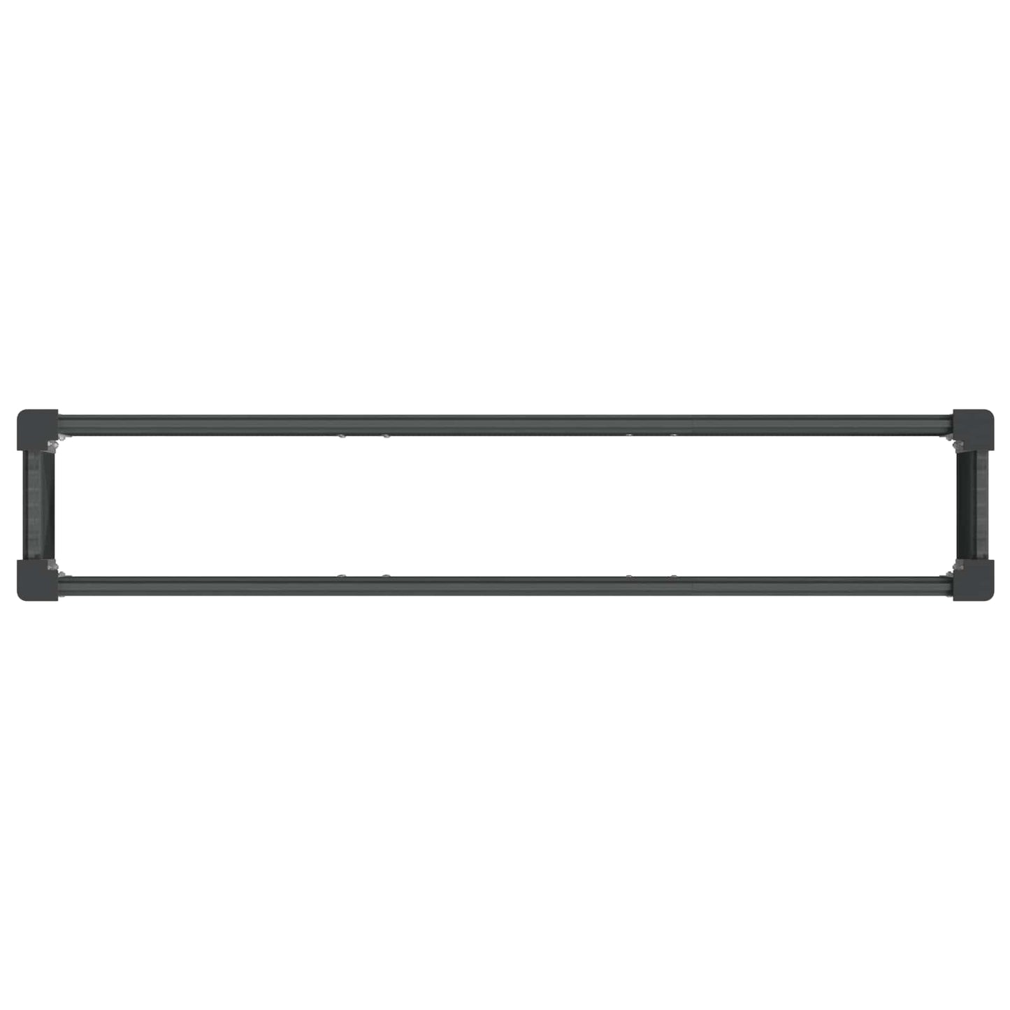 vidaXL Garden Raised Bed Grey 150 x 30 x 72 cm