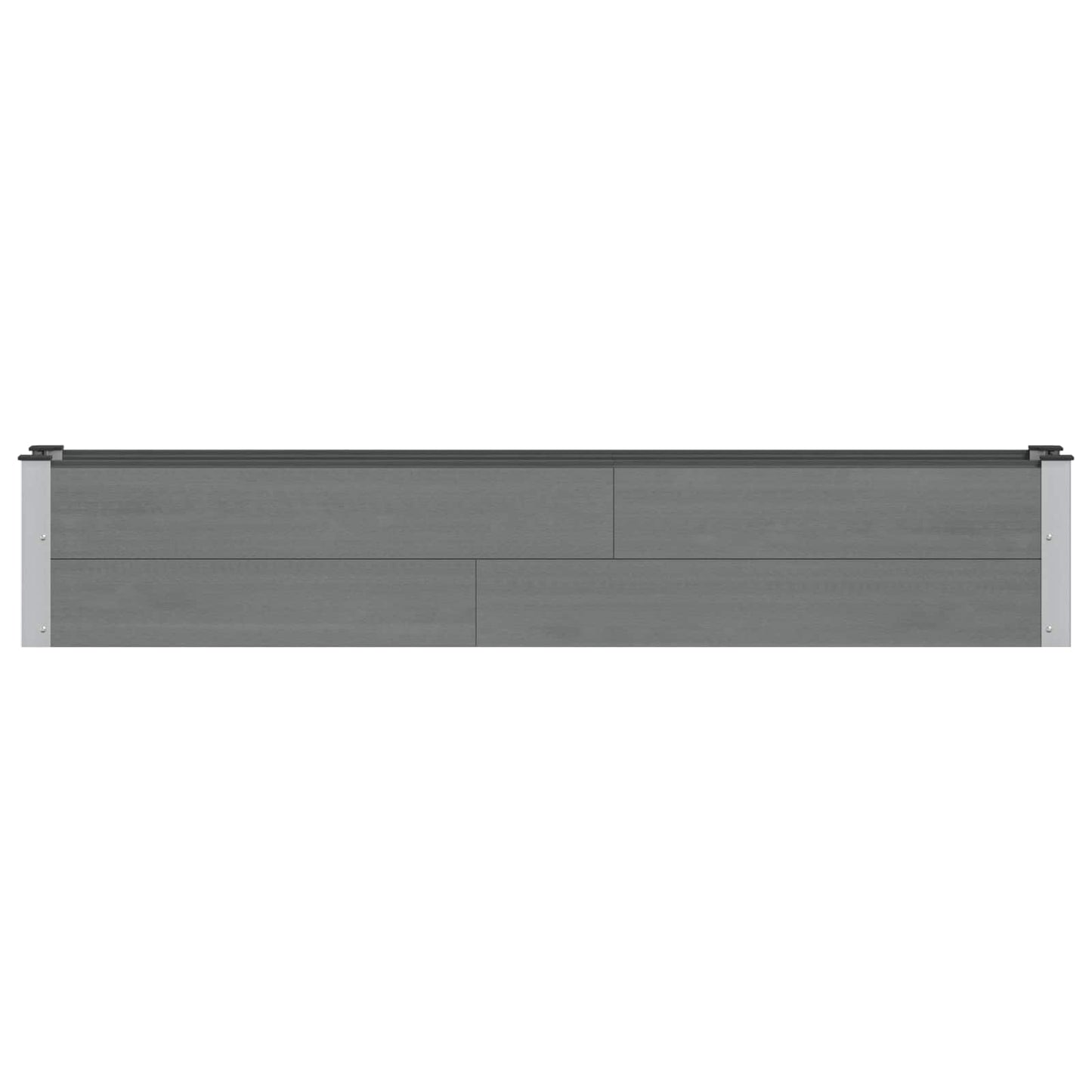 vidaXL Garden Raised Bed Grey 200 x 30 x 36 cm