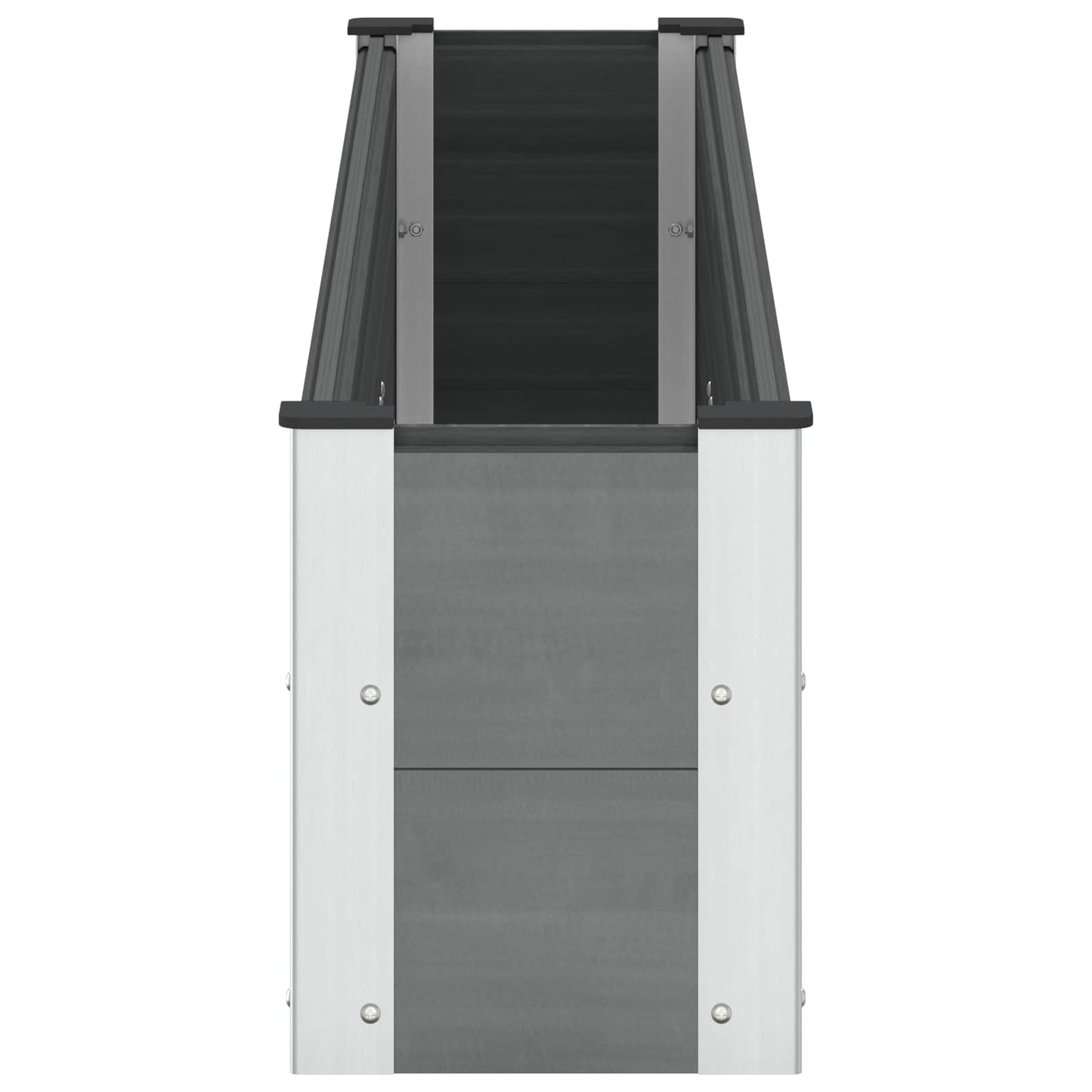 vidaXL Garden Raised Bed Grey 200 x 30 x 36 cm