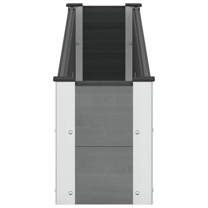 vidaXL Garden Raised Bed Grey 200 x 30 x 36 cm