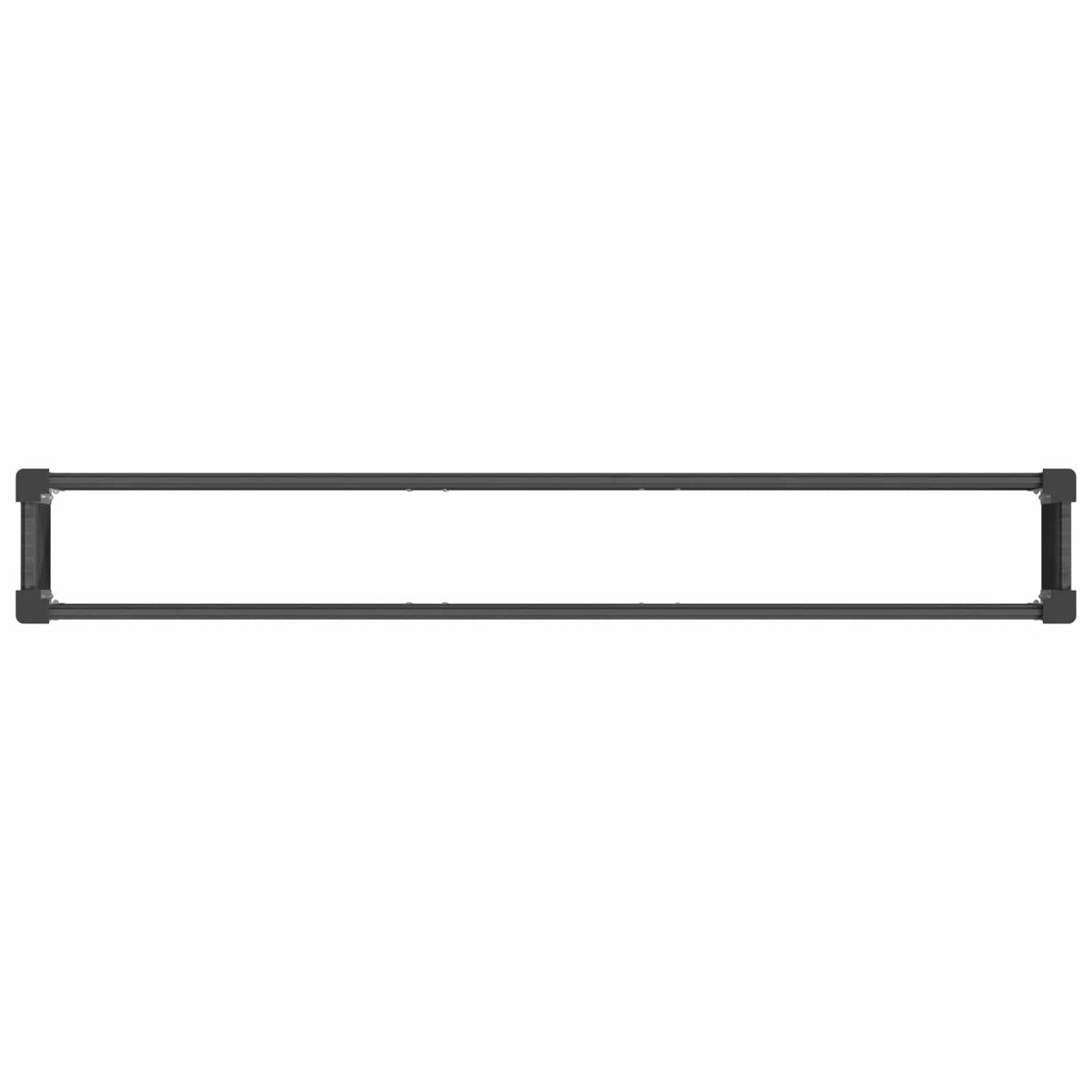 vidaXL Garden Raised Bed Grey 200 x 30 x 36 cm WPC and Aluminium