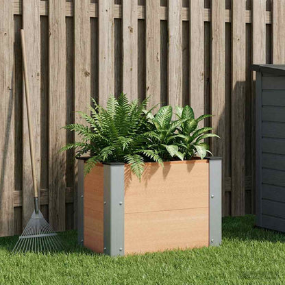 vidaXL Garden Raised Bed Brown 50 x 30 x 36 cm