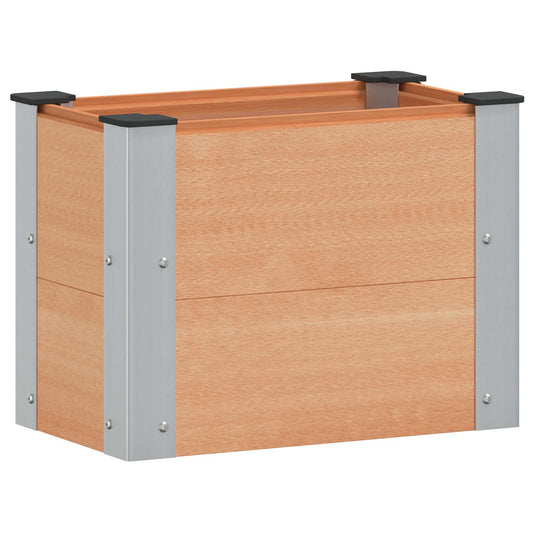 vidaXL Garden Raised Bed Brown 50 x 30 x 36 cm
