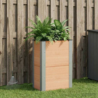 vidaXL Garden Raised Bed Brown 50 x 30 x 72 cm