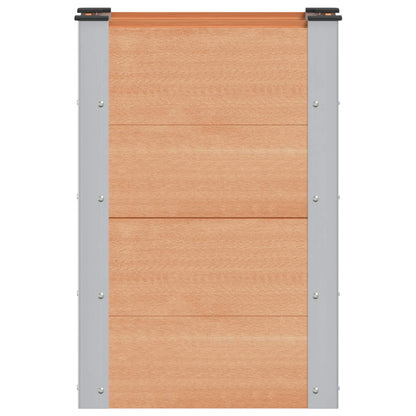 vidaXL Garden Raised Bed Brown 50 x 30 x 72 cm