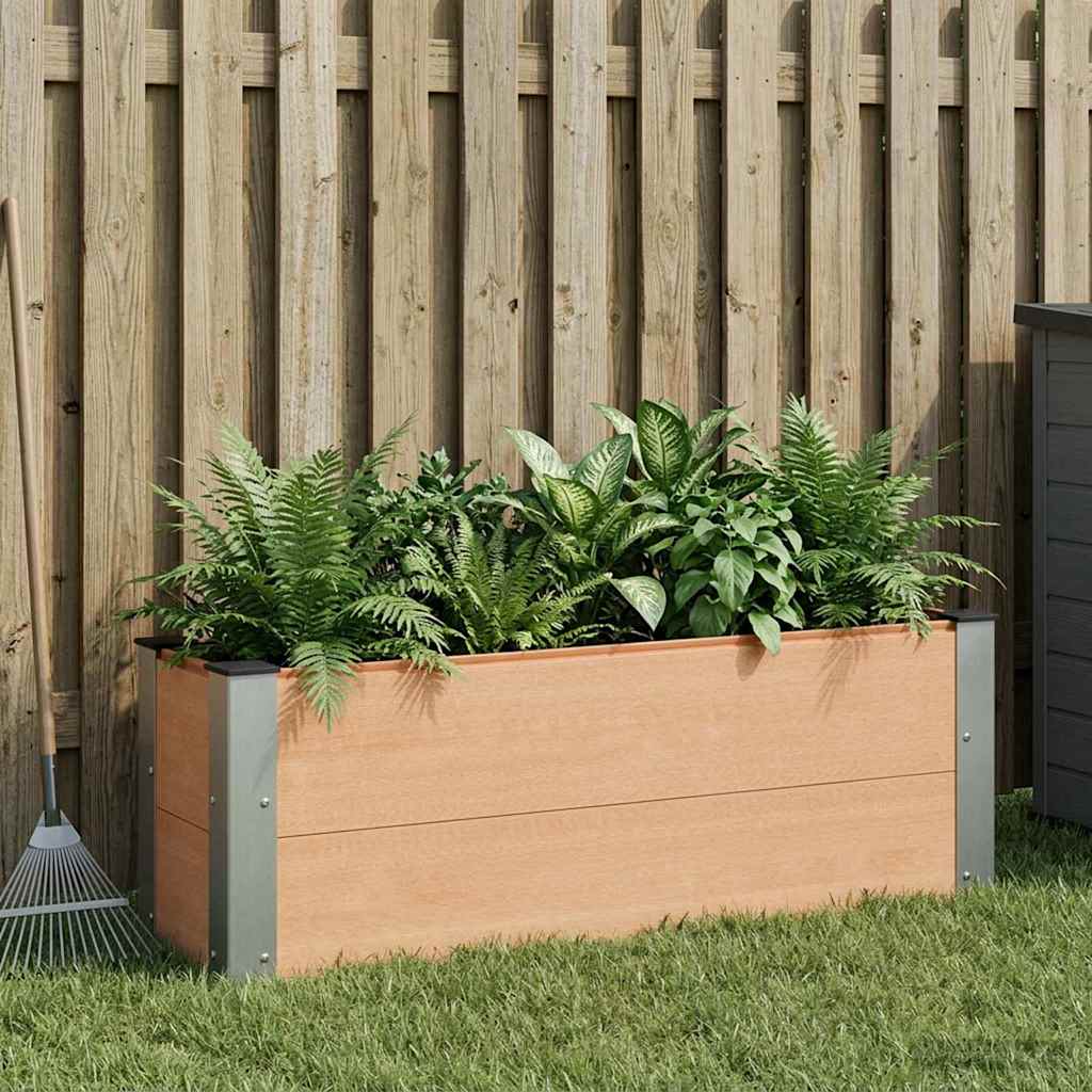 vidaXL Garden Raised Bed Brown 100 x 30 x 36 cm