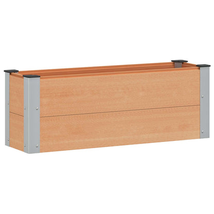 vidaXL Garden Raised Bed Brown 100 x 30 x 36 cm