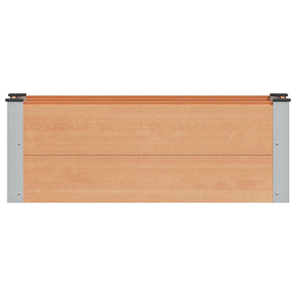 vidaXL Garden Raised Bed Brown 100 x 30 x 36 cm
