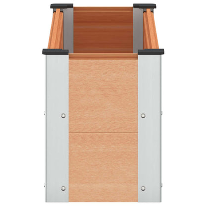 vidaXL Garden Raised Bed Brown 100 x 30 x 36 cm