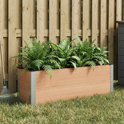 vidaXL Garden Raised Bed Brown 100 x 30 x 72 cm