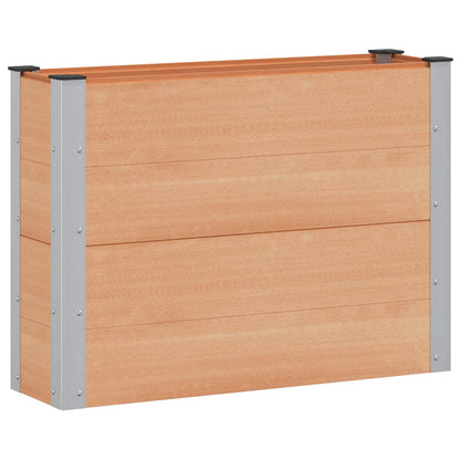 vidaXL Garden Raised Bed Brown 100 x 30 x 72 cm