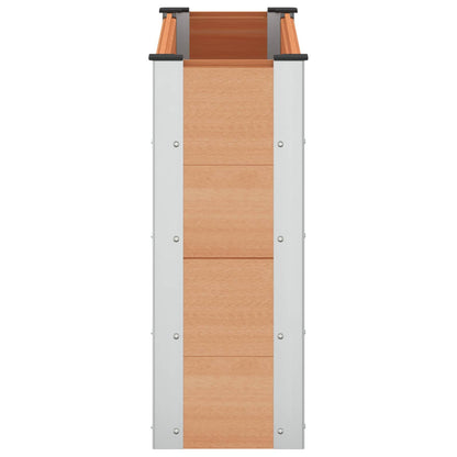 vidaXL Garden Raised Bed Brown 100 x 30 x 72 cm