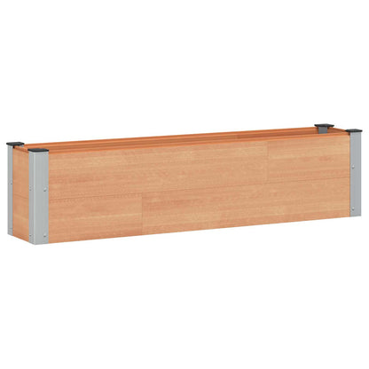 vidaXL Garden Raised Bed Brown 150 x 30 x 36 cm
