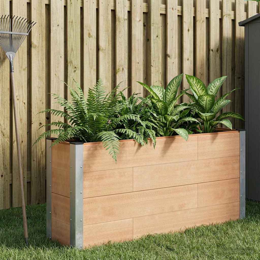 vidaXL Garden Raised Bed Brown 150 x 30 x 72 cm