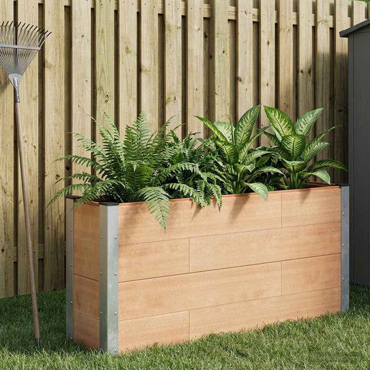 vidaXL Garden Raised Bed Brown 150 x 30 x 72 cm