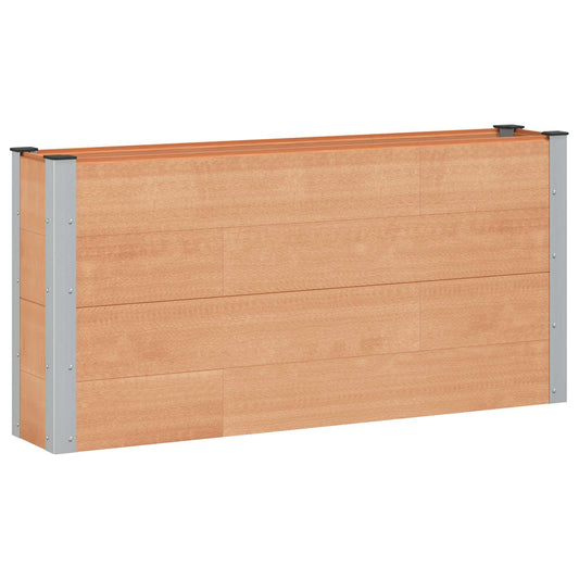 vidaXL Garden Raised Bed Brown 150 x 30 x 72 cm