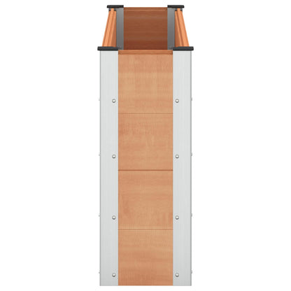 vidaXL Garden Raised Bed Brown 150 x 30 x 72 cm