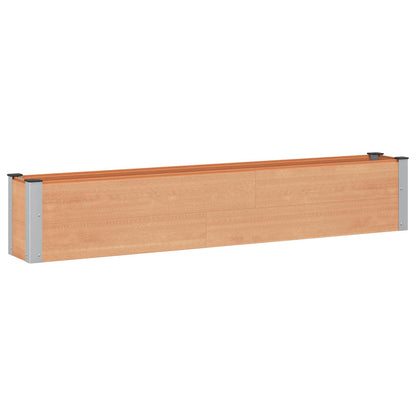 vidaXL Garden Raised Bed Brown 200 x 30 x 36 cm
