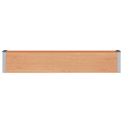 vidaXL Garden Raised Bed Brown 200 x 30 x 36 cm