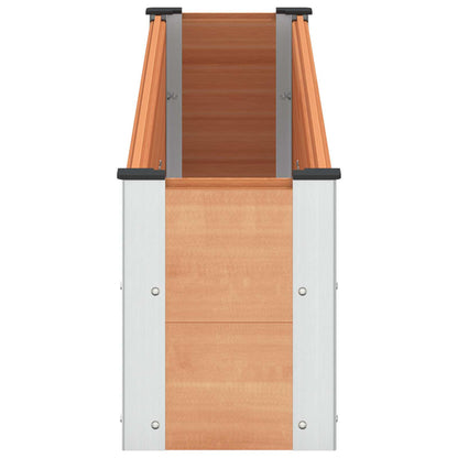 vidaXL Garden Raised Bed Brown 200 x 30 x 36 cm