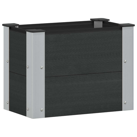 vidaXL Garden Raised Bed Black 50 x 30 x 36 cm