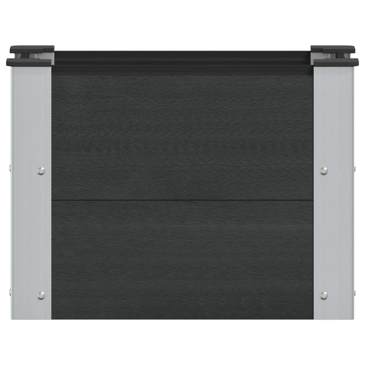 vidaXL Garden Raised Bed Black 50 x 30 x 36 cm