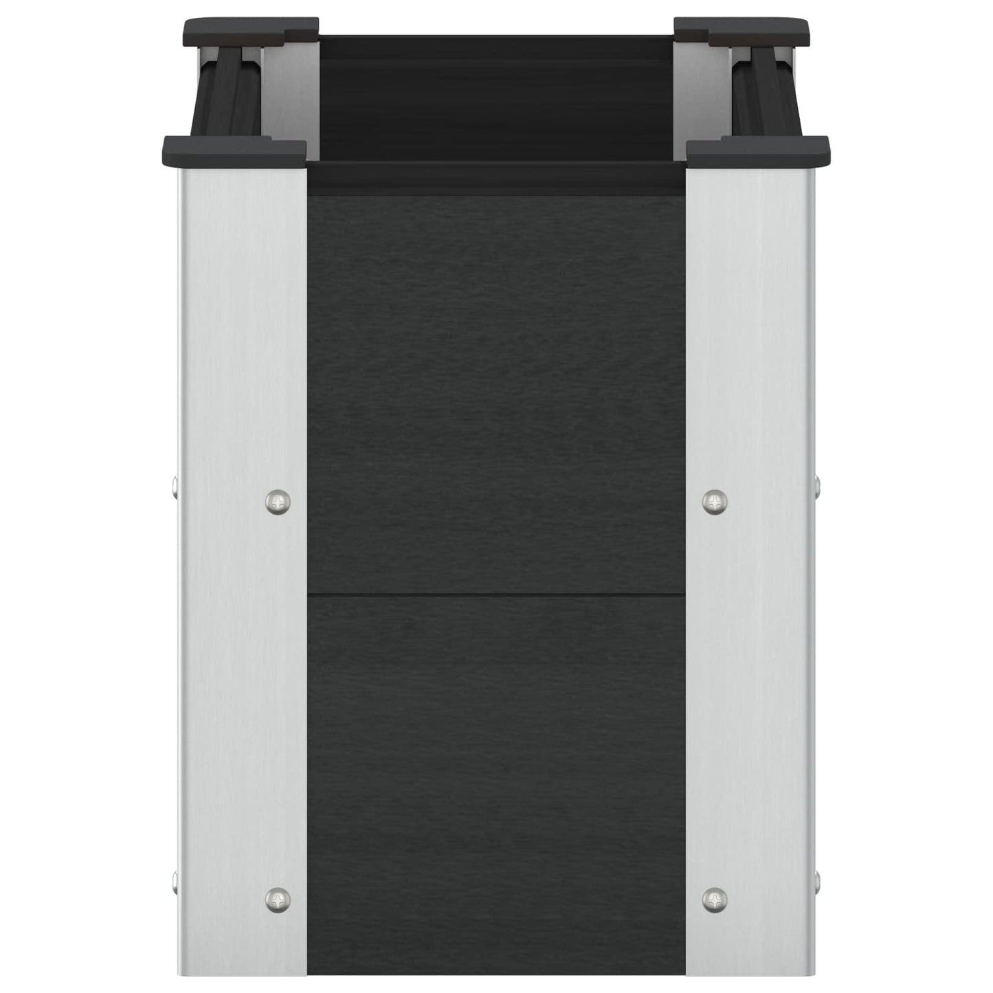 vidaXL Garden Raised Bed Black 50 x 30 x 36 cm