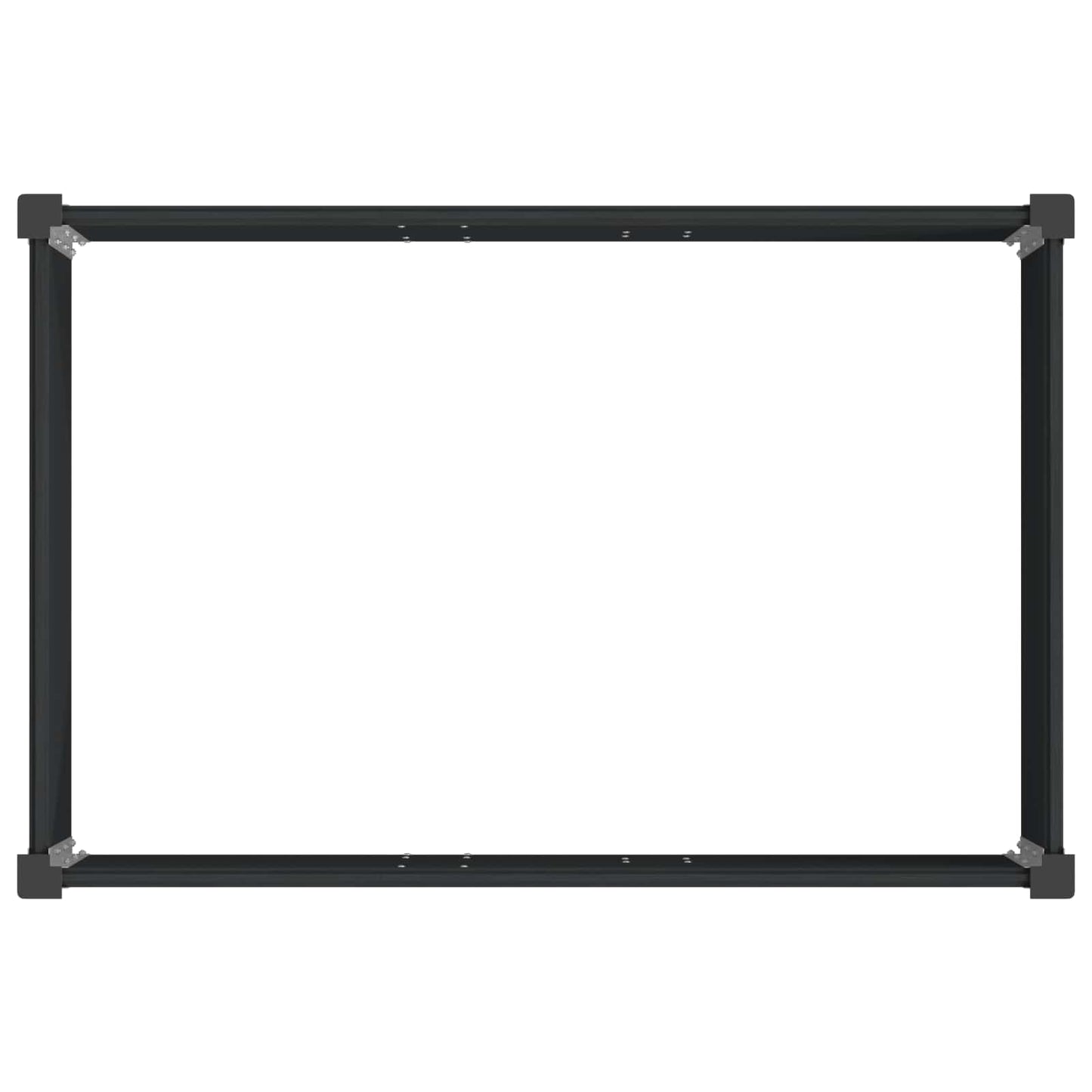 vidaXL Garden Raised Bed Black 50 x 30 x 36 cm