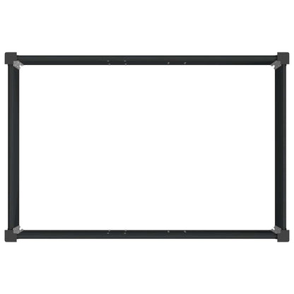 vidaXL Garden Raised Bed Black 50 x 30 x 36 cm