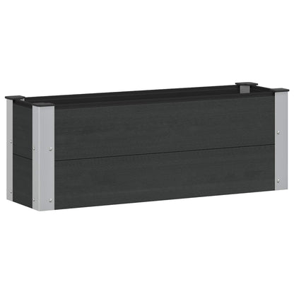 vidaXL Garden Raised Bed Black 100 x 30 x 36 cm