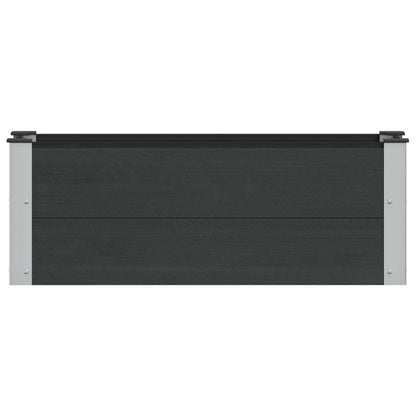 vidaXL Garden Raised Bed Black 100 x 30 x 36 cm