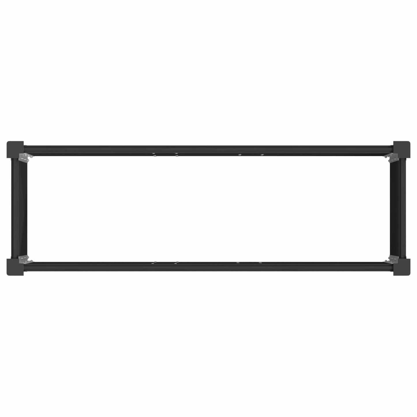 vidaXL Garden Raised Bed Black 100 x 30 x 36 cm