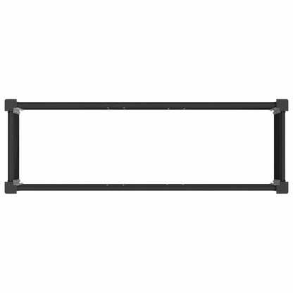 vidaXL Garden Raised Bed Black 100 x 30 x 36 cm