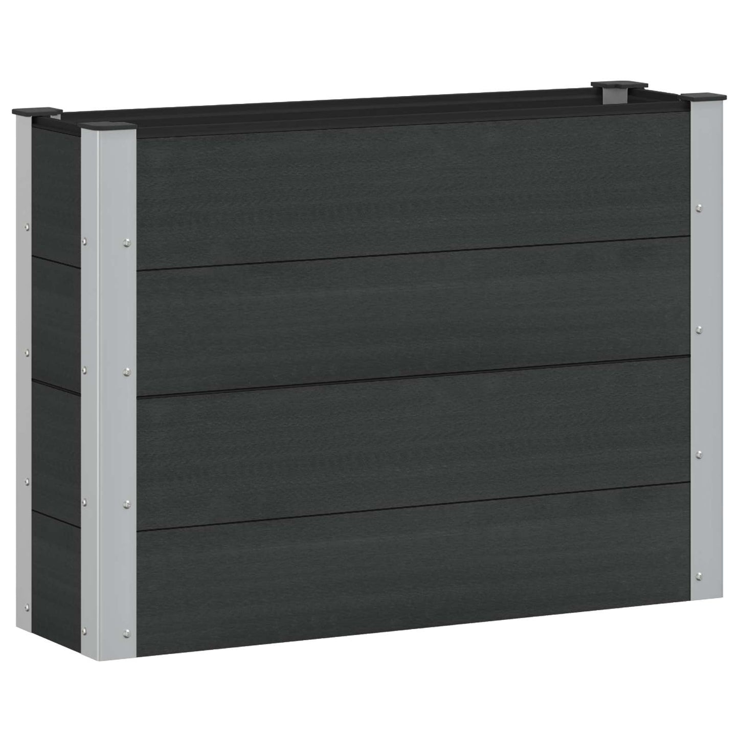 vidaXL Garden Raised Bed Black 100 x 30 x 72 cm