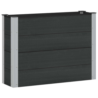 vidaXL Garden Raised Bed Black 100 x 30 x 72 cm