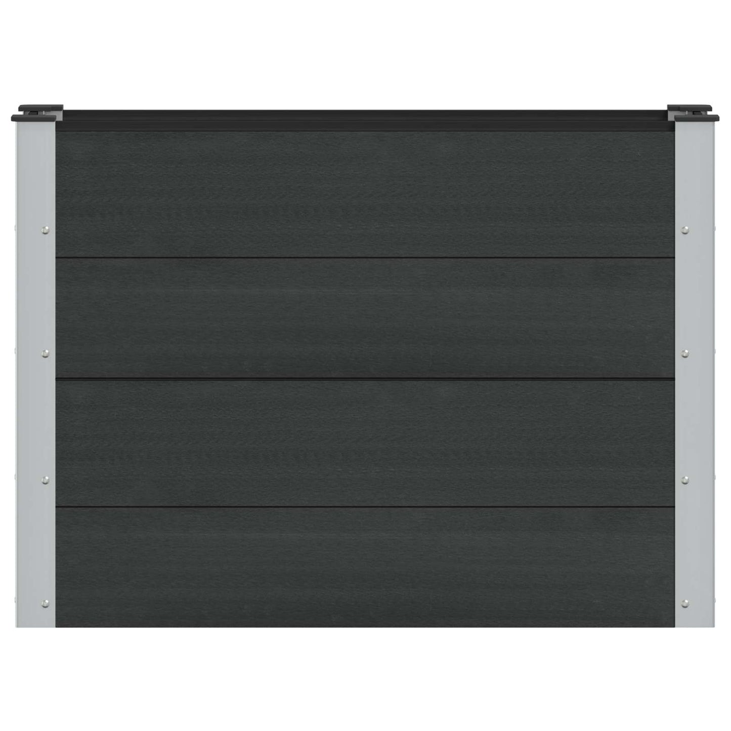 vidaXL Garden Raised Bed Black 100 x 30 x 72 cm