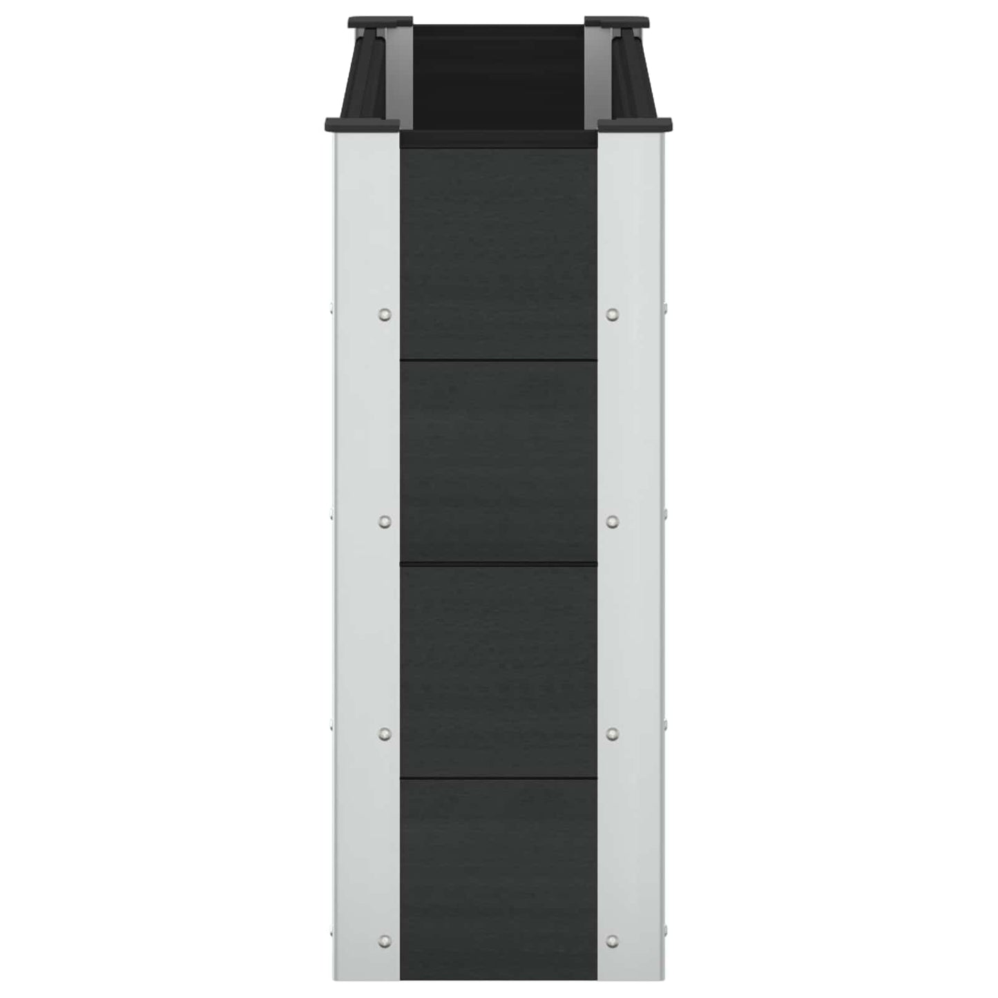 vidaXL Garden Raised Bed Black 100 x 30 x 72 cm