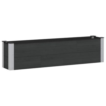 vidaXL Garden Raised Bed Black 150 x 30 x 36 cm