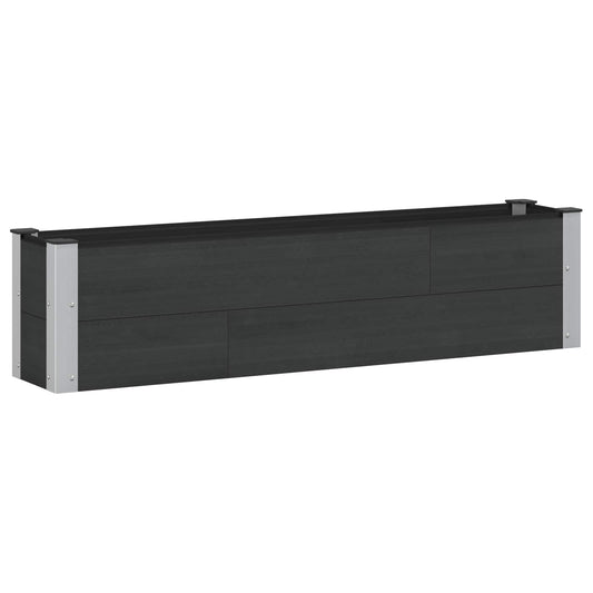vidaXL Garden Raised Bed Black 150 x 30 x 36 cm