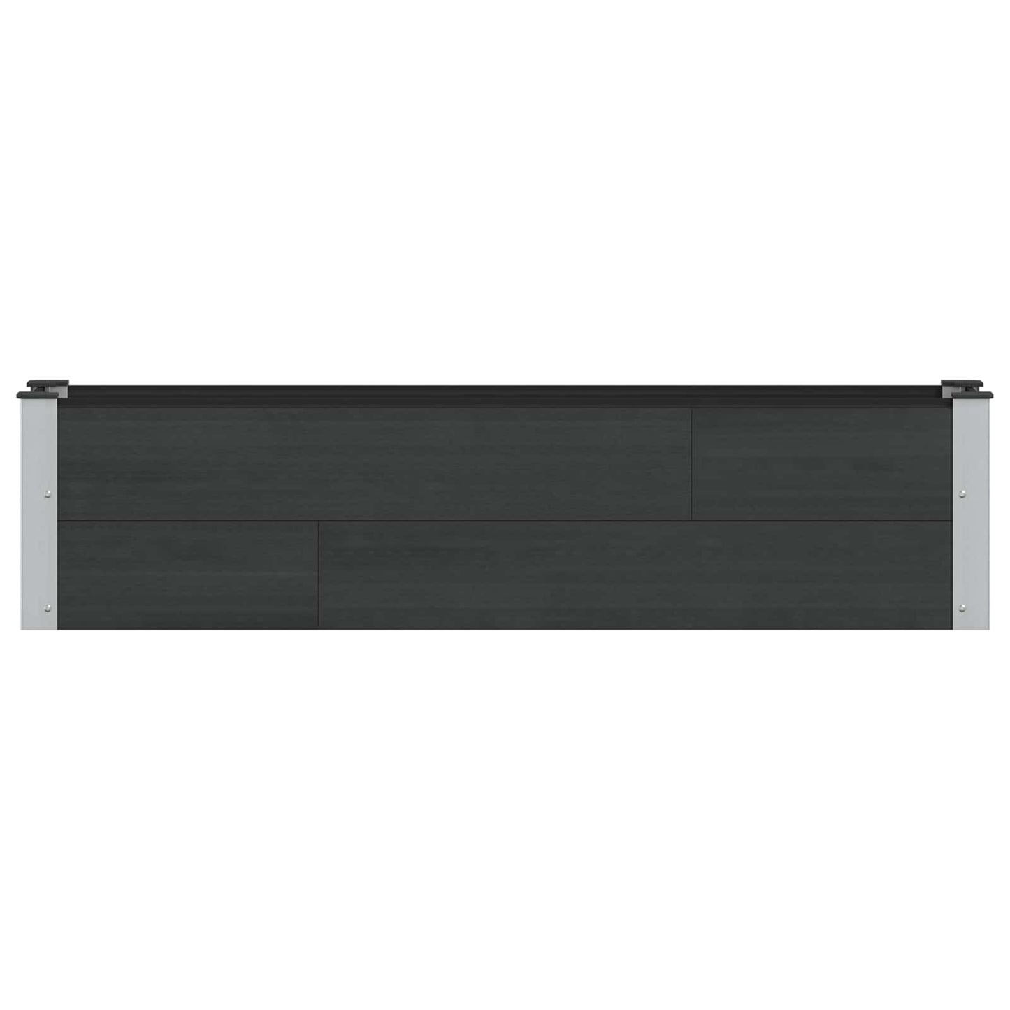 vidaXL Garden Raised Bed Black 150 x 30 x 36 cm